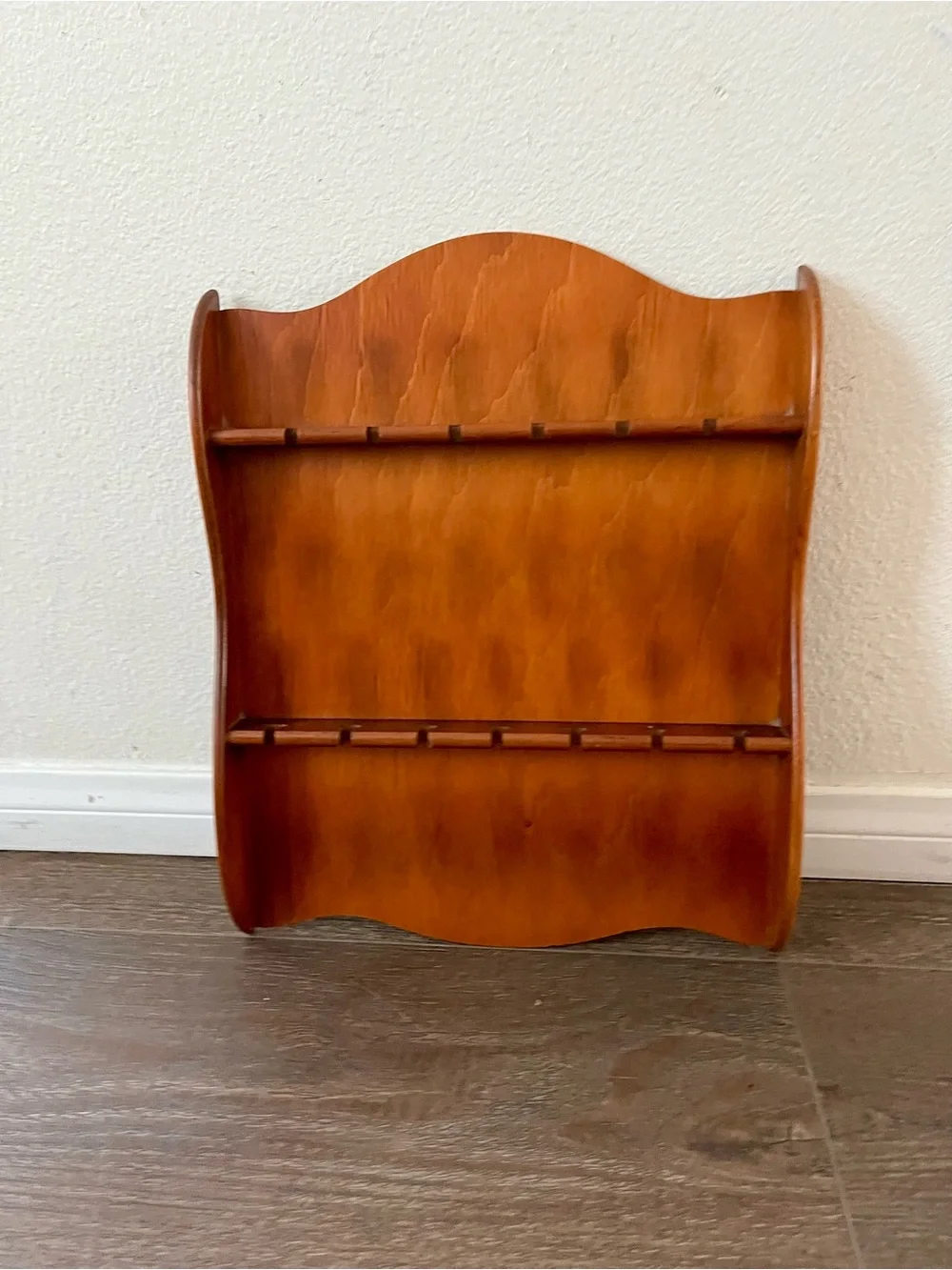 Wooden Wall mounted spoons rack 13/15 inches